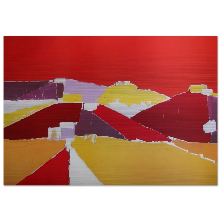 Agrigente - 1953 - Nicolas de Stael Brushed Aluminum Print - 70x100 cm / 28x40 inches | Nicolas de Stael Aluminum Print | Nicolas de Stael Prints