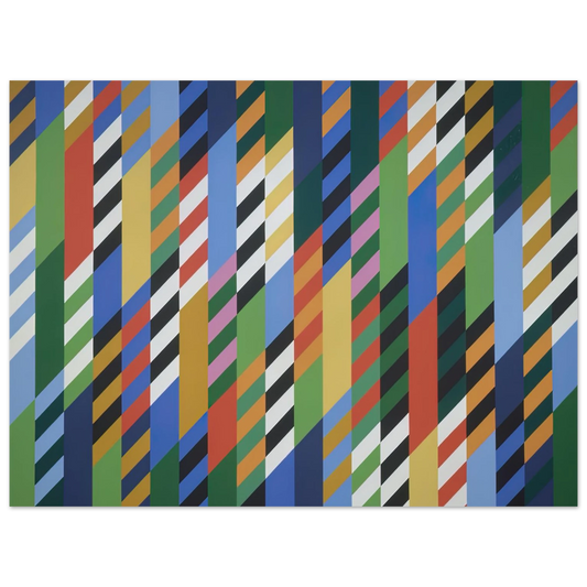 Bridget Riley - CONVERSATION 1992  75x100 cm / 30x40inches Fine Art Poster