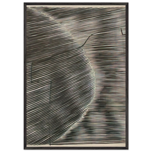 Untitled - 1963 N5 - Gego 70x100 cm / 28x40 inches Framed Art Print – Black Wooden Frame