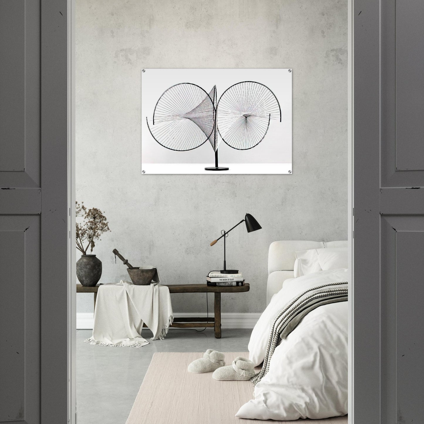 Hyperbolic surfaces - 1959 - Tomas Maldonado Acrylic Print - 70x100 cm / 28x40″ inches | Tomas Maldonado Wall Art | Tomas Maldonado Prints