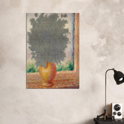 LIGHTNING 1944 - Rene Magritte Brushed Aluminum Print - 70x100 cm / 28x40 inches | Rene Magritte Aluminum Print | Rene Magritte Prints