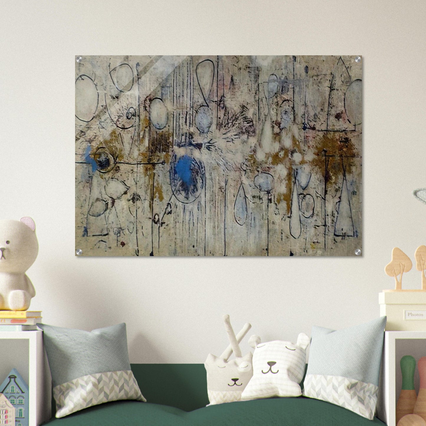 By the Sea - 1957 - Richard Pousette-Dart Acrylic Print - 70x100 cm / 28x40″ inches | Richard Pousette-Dart Wall Art | Richard Pousette-Dart Prints