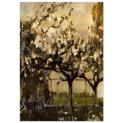 Alberi - Piet Mondrian Brushed Aluminum Print - 70x100 cm / 28x40 inches | Piet Mondrian Aluminum Print | Piet Mondrian Prints