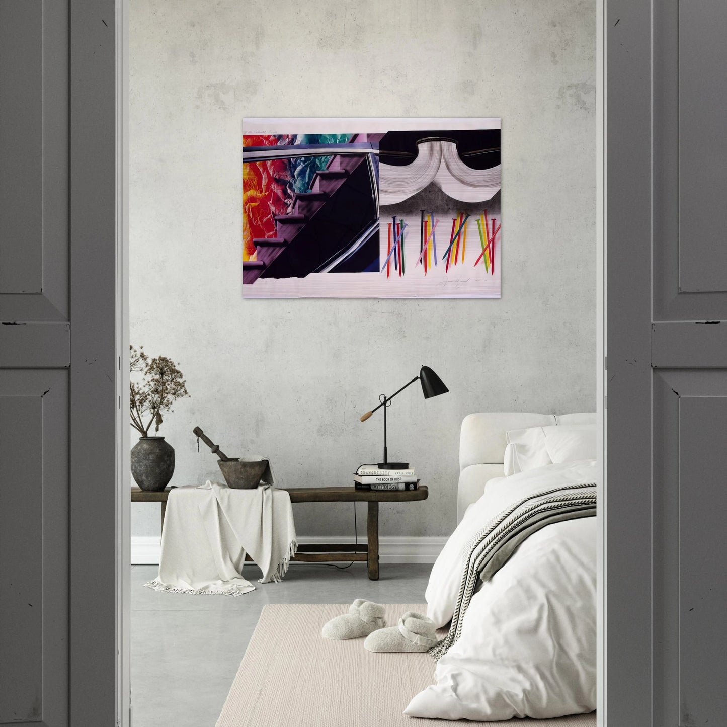 Off the Continental Divide - James Rosenquist Brushed Aluminum Print - 70x100 cm / 28x40 inches | James Rosenquist Aluminum Print | James Rosenquist Prints