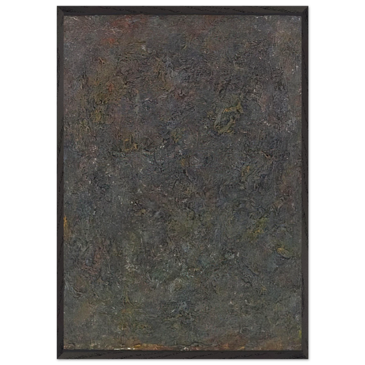 BRUNO 1982 - Milton Resnick 70x100 cm / 28x40 inches Framed Art Print – Black Wooden Frame
