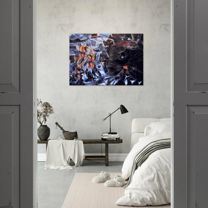 DISASTERS OF MYSTICISM - Roberto Matta Brushed Aluminum Print - 70x100 cm / 28x40 inches | Roberto Matta Aluminum Print | Roberto Matta Prints