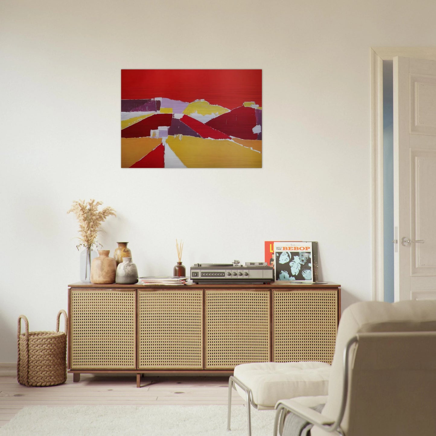 Agrigente - 1953 - Nicolas de Stael Brushed Aluminum Print - 70x100 cm / 28x40 inches | Nicolas de Stael Aluminum Print | Nicolas de Stael Prints