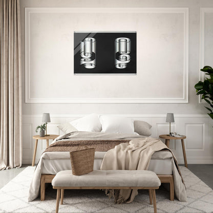 ROLLED WRONGLY 1931 - Josef Albers Acrylic Print - 70x100 cm / 28x40″ inches
