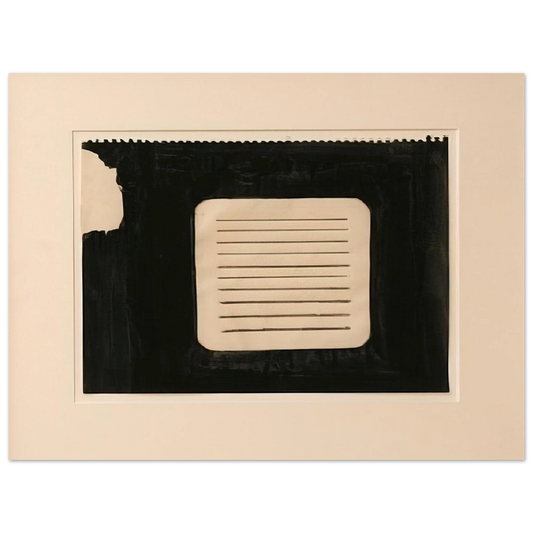 Donald Judd - Untitled - 1962  75x100 cm / 30x40inches Fine Art Poster