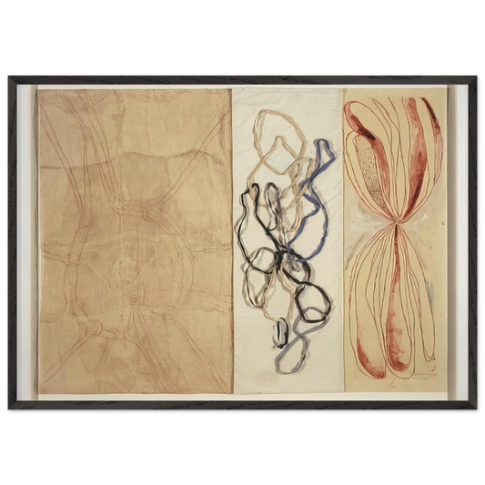 A STRETCH OF TIME 2007 - Louise Bourgeois 70x100 cm / 28x40 inches Framed Art Print – Black Wooden Frame