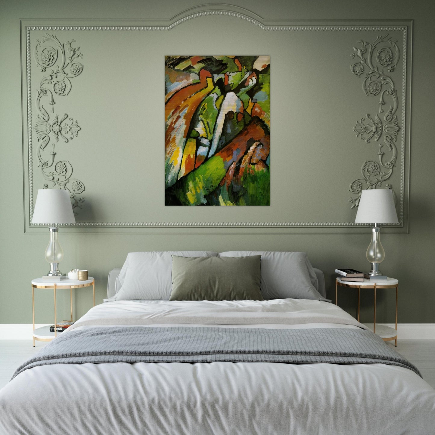 IMPROVISATION 7 1910 - Wassily Kandinsky Brushed Aluminum Print - 70x100 cm / 28x40 inches | Wassily Kandinsky Aluminum Print | Wassily Kandinsky Prints