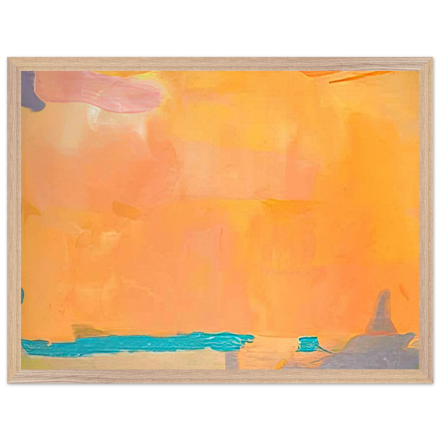 Helen Frankenthaler - Royal Fireworks - 1975 Wall art - 75x100 cm / 30x40 inches - Fine Art Poster-canvas - -