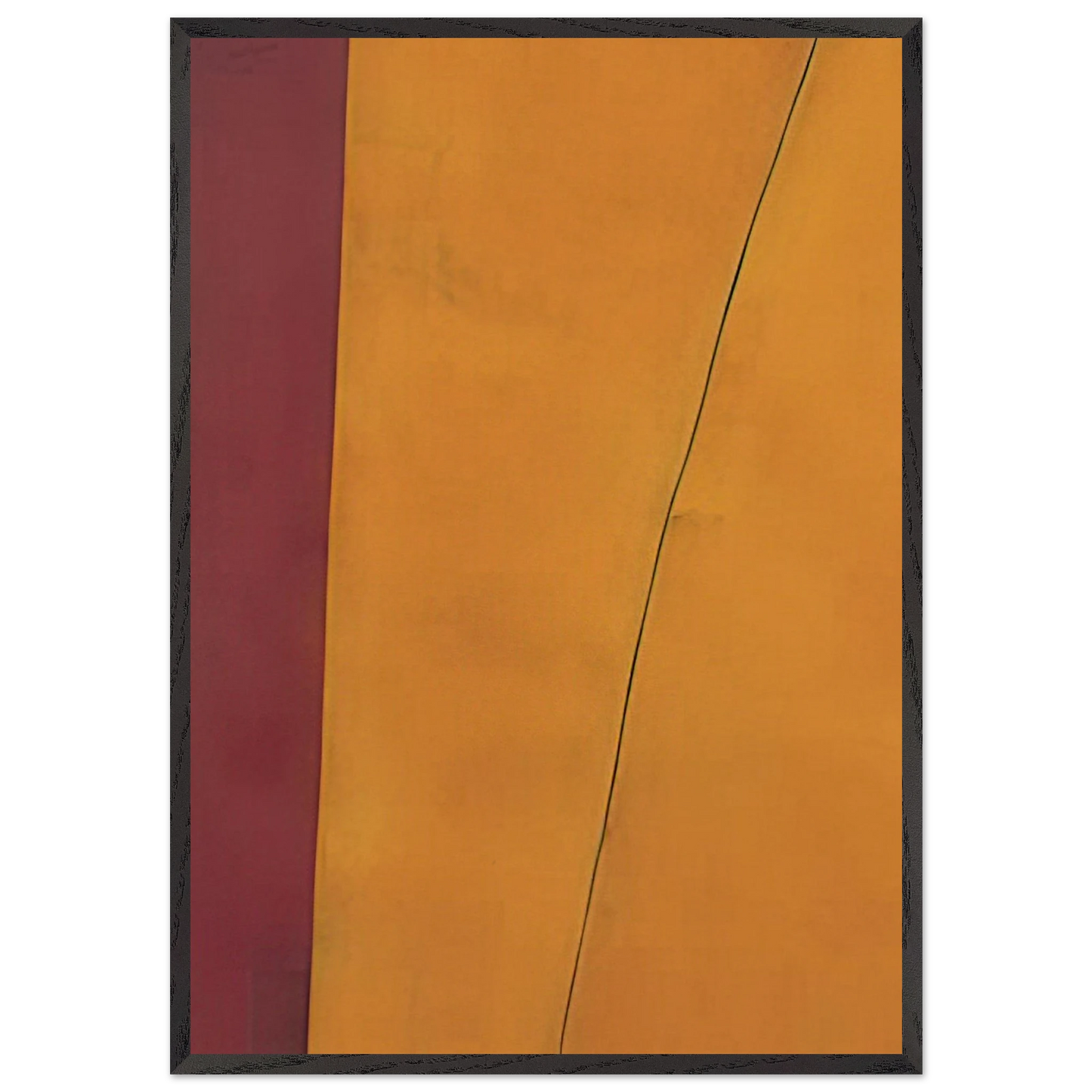 P-T 5 - 1970 N1 - Edward Corbett 70x100 cm / 28x40 inches Framed Art Print – Black Wooden Frame