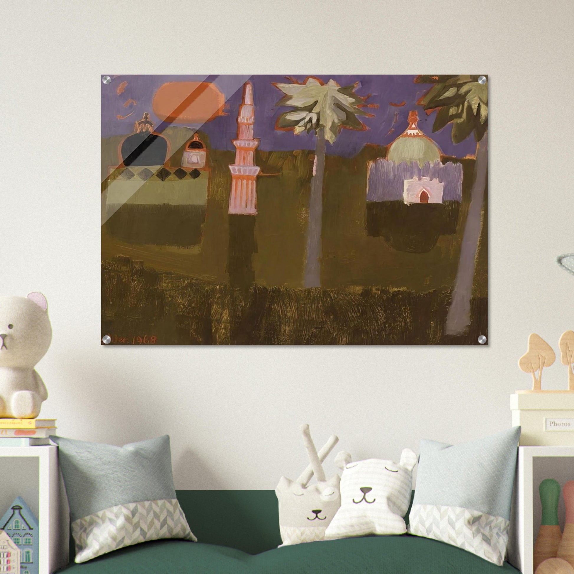 Minorets - 1968 - Mary Fedden Acrylic Print - 70x100 cm / 28x40″ inches