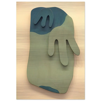 Tete Paysage - Jean Arp Brushed Aluminum Print - 70x100 cm / 28x40 inches | Jean Arp Aluminum Print | Jean Arp Prints