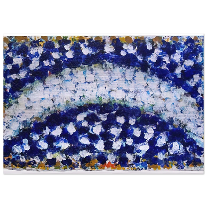 Intensive Crescent - 1985 - Richard Pousette-Dart Brushed Aluminum Print - 70x100 cm / 28x40 inches | Richard Pousette-Dart Aluminum Print | Richard Pousette-Dart Prints