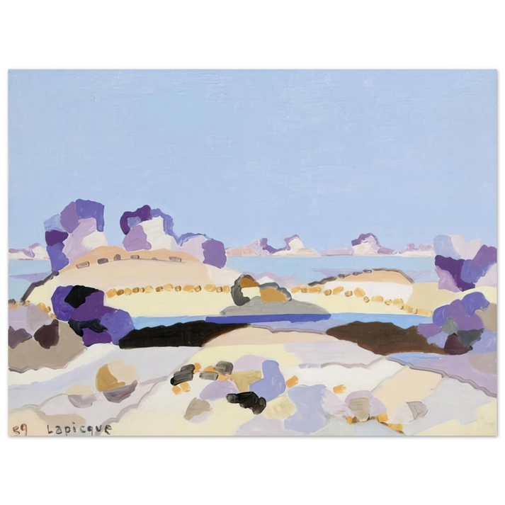 Charles Lapicque - Lagune bretonne - 1959  75x100 cm / 30x40inches Fine Art Poster