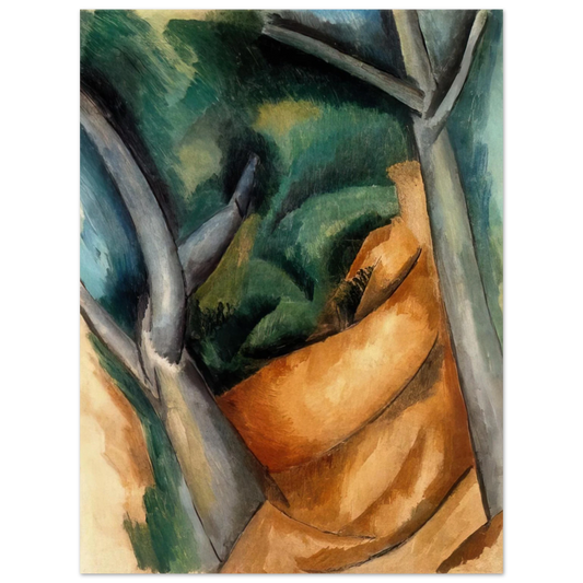 Raoul Dufy - TREES AT ESTAQUE 1908  75x100 cm / 30x40inches Fine Art Poster