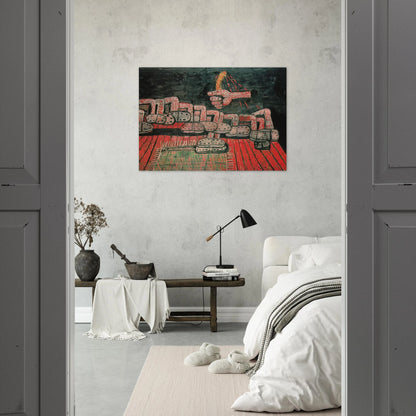 ROOM - Philip Guston Brushed Aluminum Print - 70x100 cm / 28x40 inches | Philip Guston Aluminum Print | Philip Guston Prints