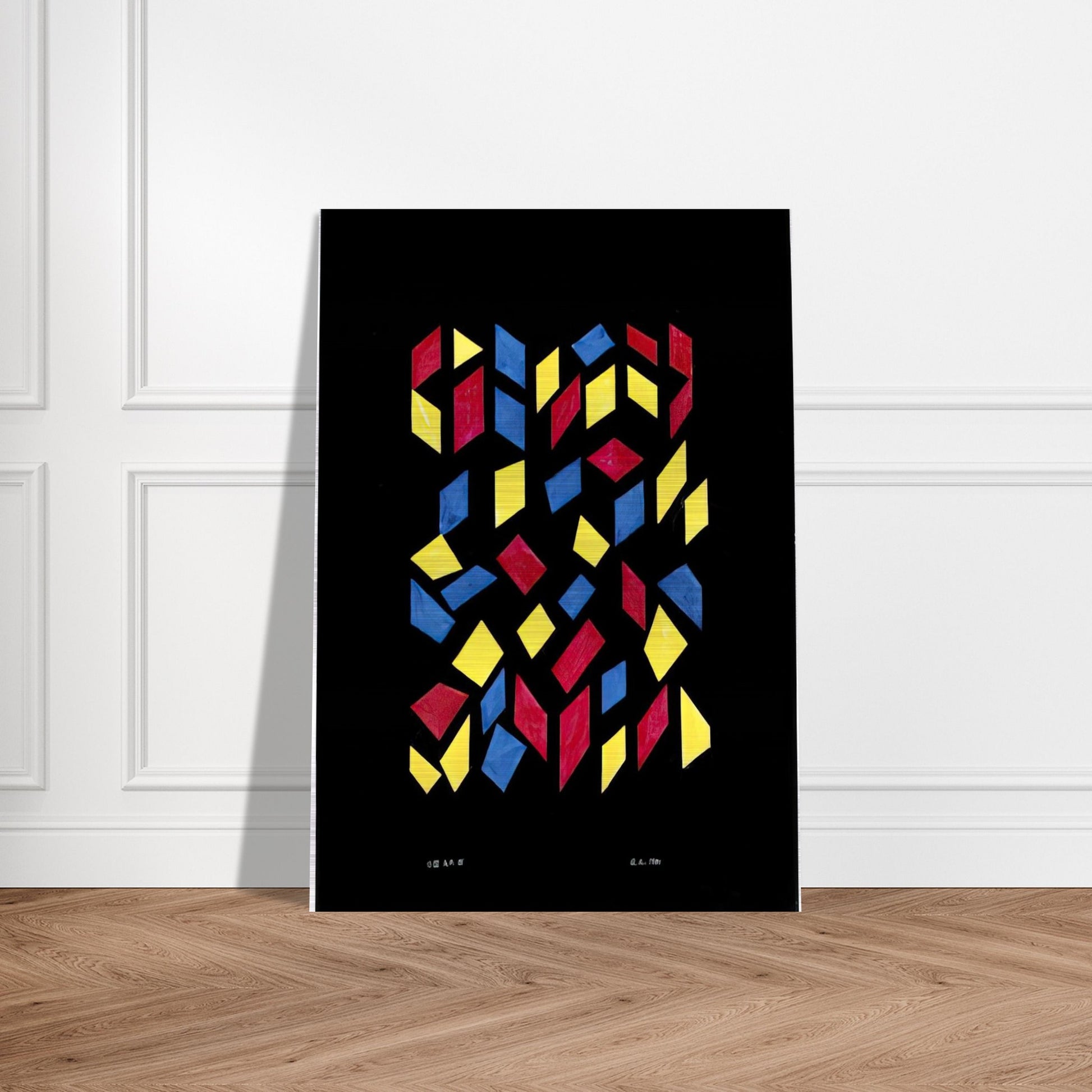 ORCHESTRA III 1980 - Anni Albers Brushed Aluminum Print - 70x100 cm / 28x40 inches | Anni Albers Aluminum Print | Anni Albers Prints