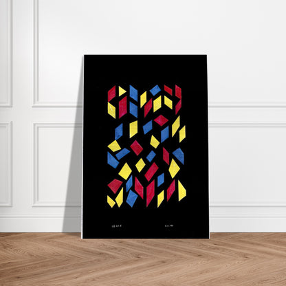ORCHESTRA III 1980 - Anni Albers Brushed Aluminum Print - 70x100 cm / 28x40 inches | Anni Albers Aluminum Print | Anni Albers Prints
