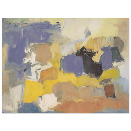 Esteban Vicente - UNTITLED 1958  75x100 cm / 30x40inches Fine Art Poster