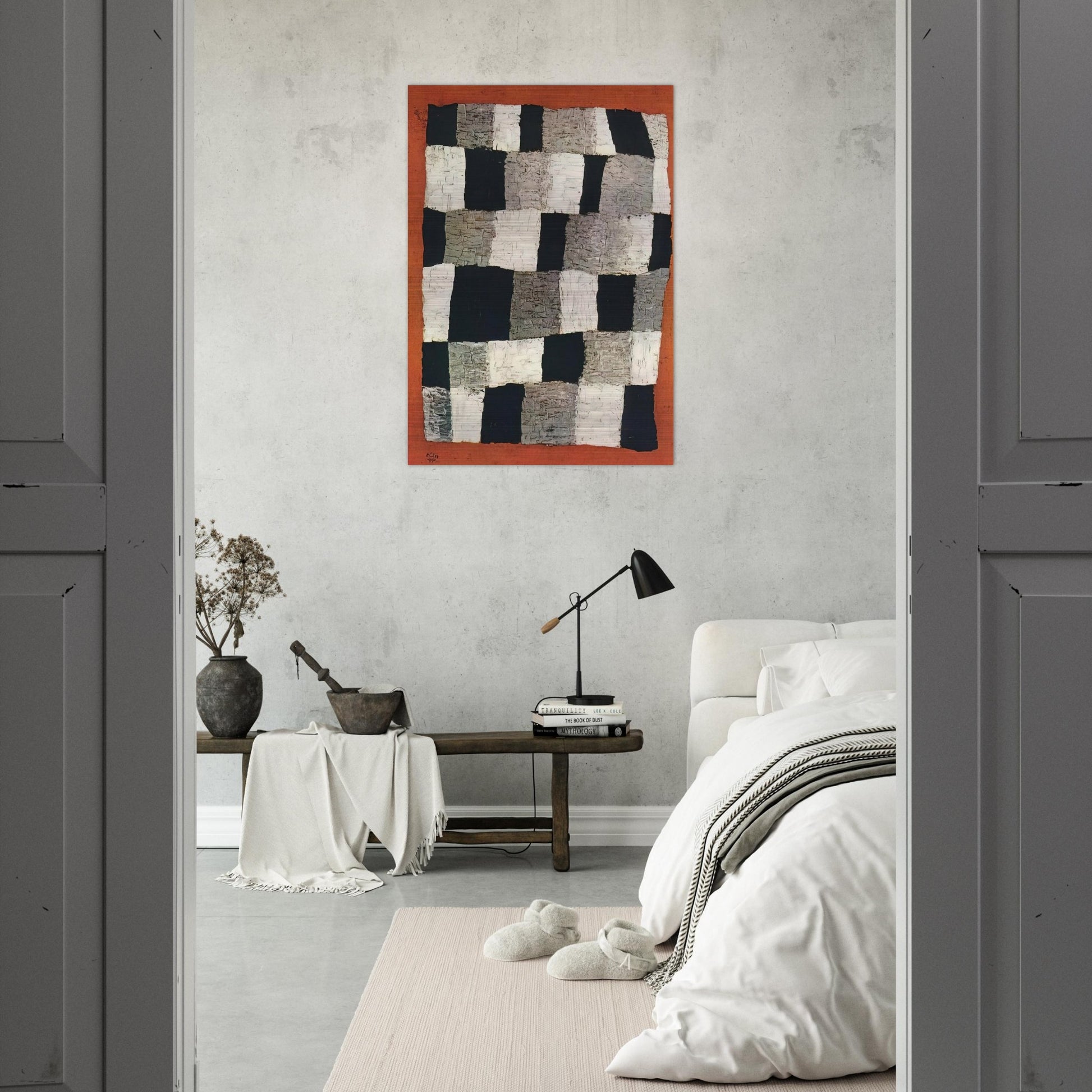RHYTHMIC RYTHMICAL 1930 - Paul Klee Brushed Aluminum Print - 70x100 cm / 28x40 inches | Paul Klee Aluminum Print | Paul Klee Prints