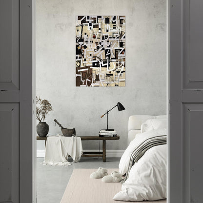 Number 20 - 1949 - Bradley Walker Tomlin Brushed Aluminum Print - 70x100 cm / 28x40 inches | Bradley Walker Tomlin Aluminum Print | Bradley Walker Tomlin Prints