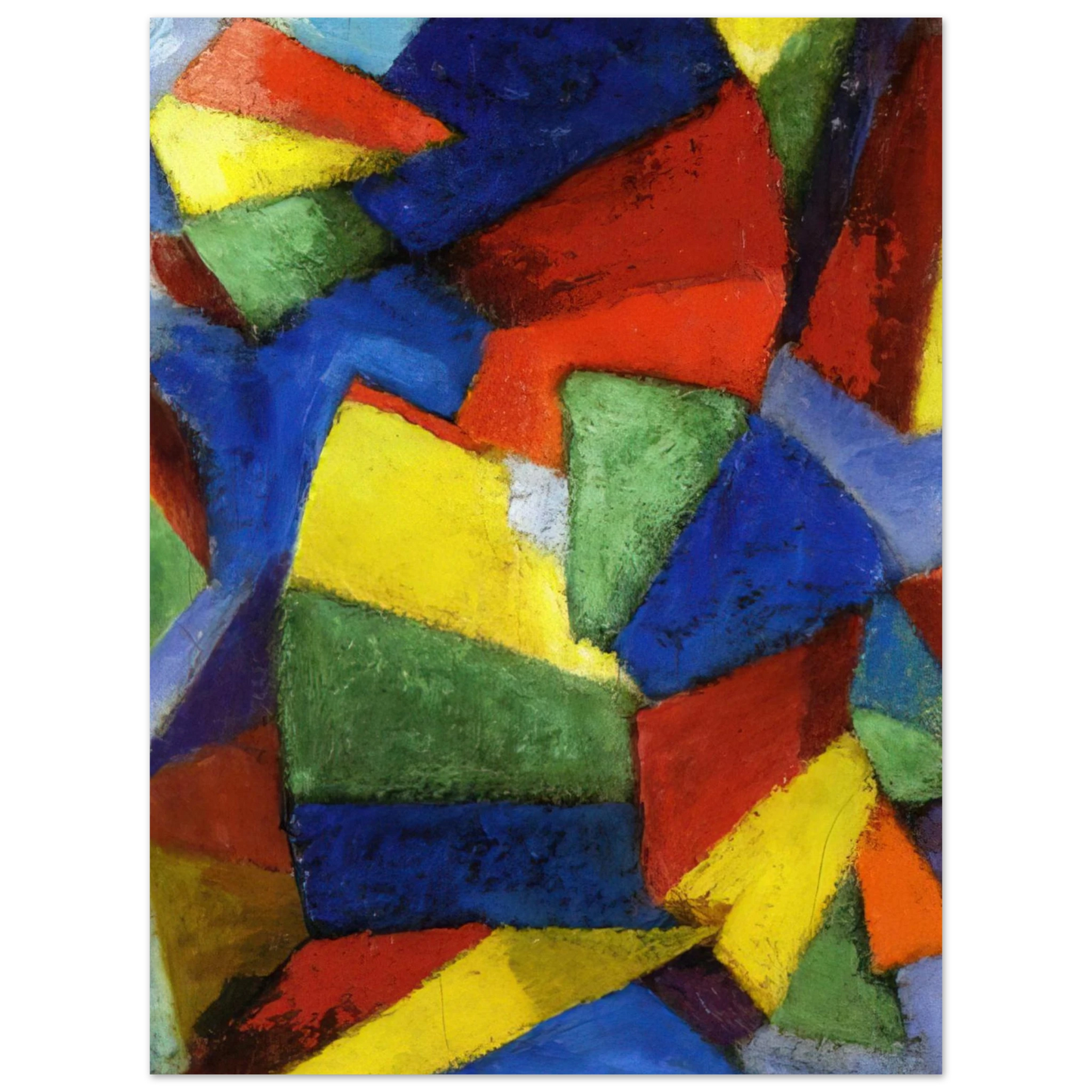 Morgan Russell - Synchromy in Blue-Violet - 1912  75x100 cm / 30x40inches Fine Art Poster