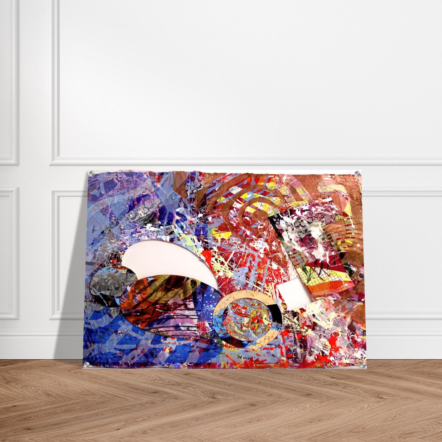 Manet I - Sam Gilliam Acrylic Print - 70x100 cm / 28x40″ inches