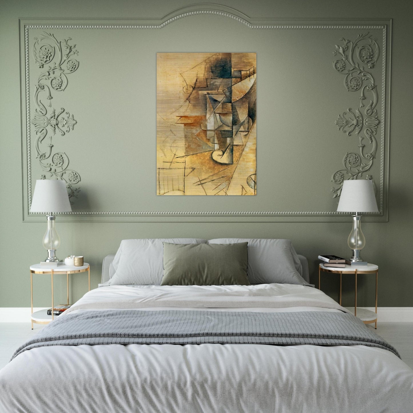 A glass - Pablo Picasso Brushed Aluminum Print - 70x100 cm / 28x40 inches | Pablo Picasso Aluminum Print | Pablo Picasso Prints