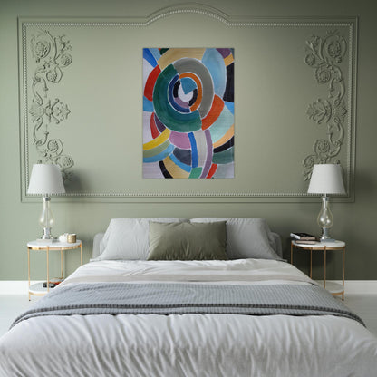 ORFIZME - Sonia Delaunay Brushed Aluminum Print - 70x100 cm / 28x40 inches | Sonia Delaunay Aluminum Print | Sonia Delaunay Prints