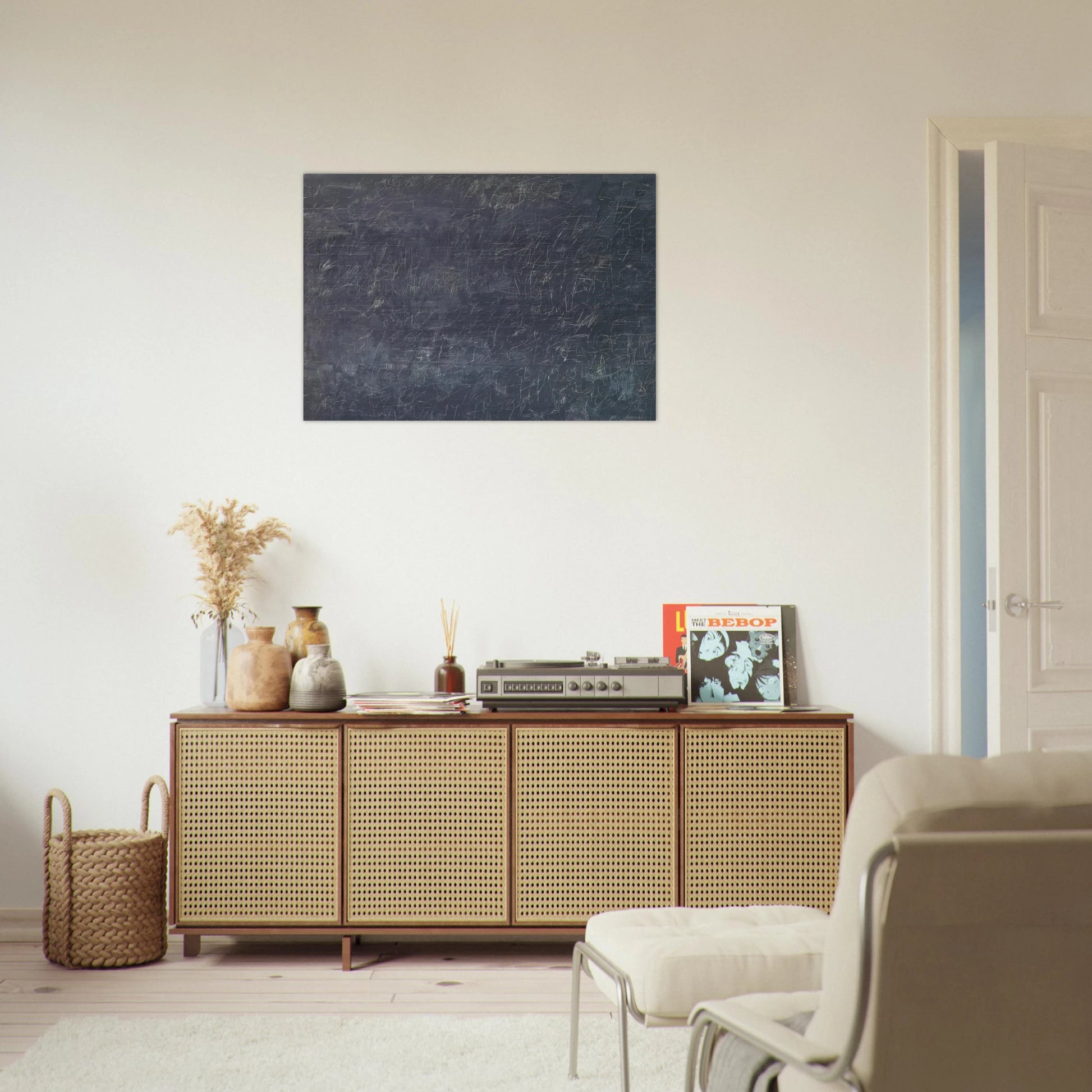 Panorama - Cy Twombly Brushed Aluminum Print - 70x100 cm / 28x40 inches | Cy Twombly Aluminum Print | Cy Twombly Prints