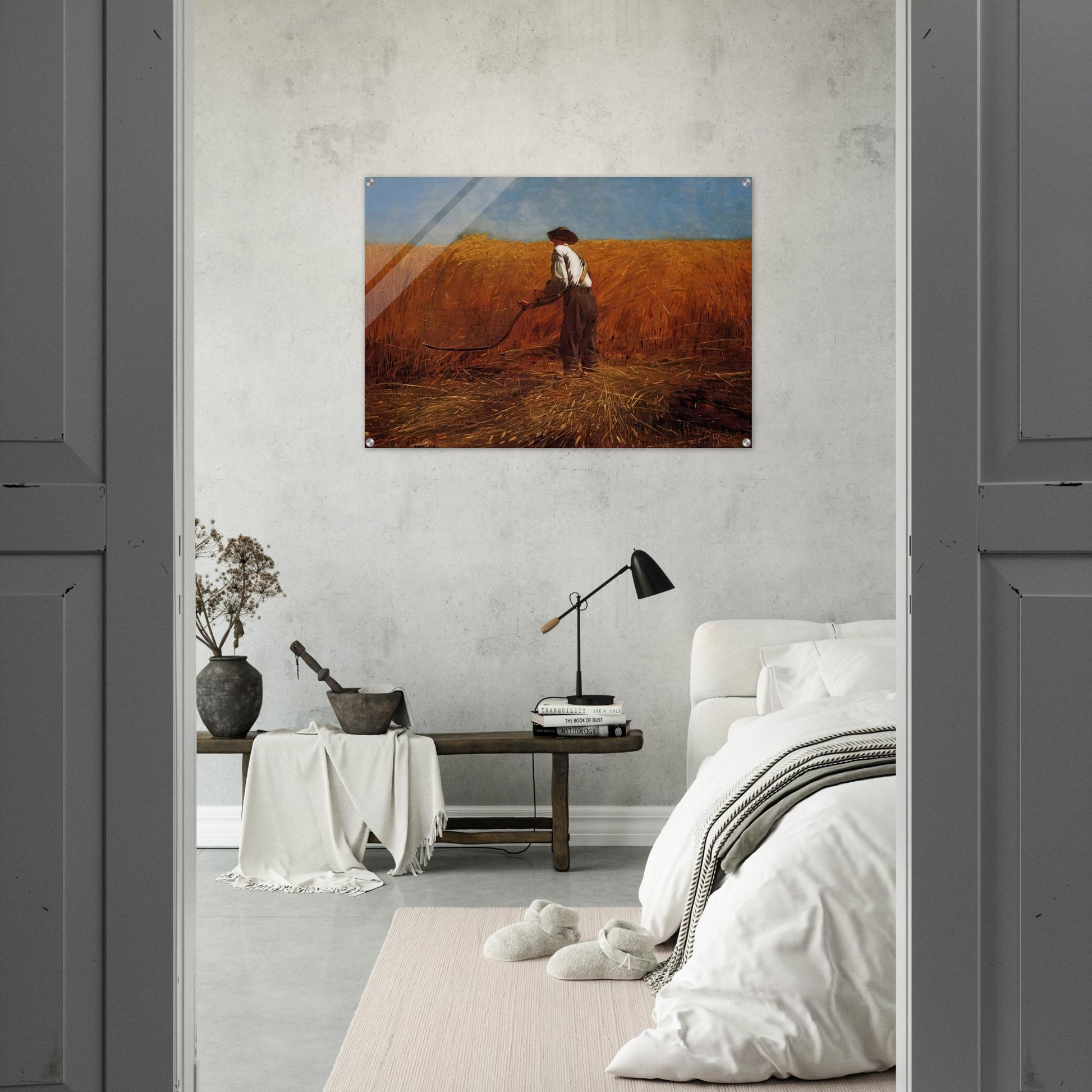 THE VETERAN IN A NEW FIELD - Winslow Homer Acrylic Print - 70x100 cm / 28x40″ inches