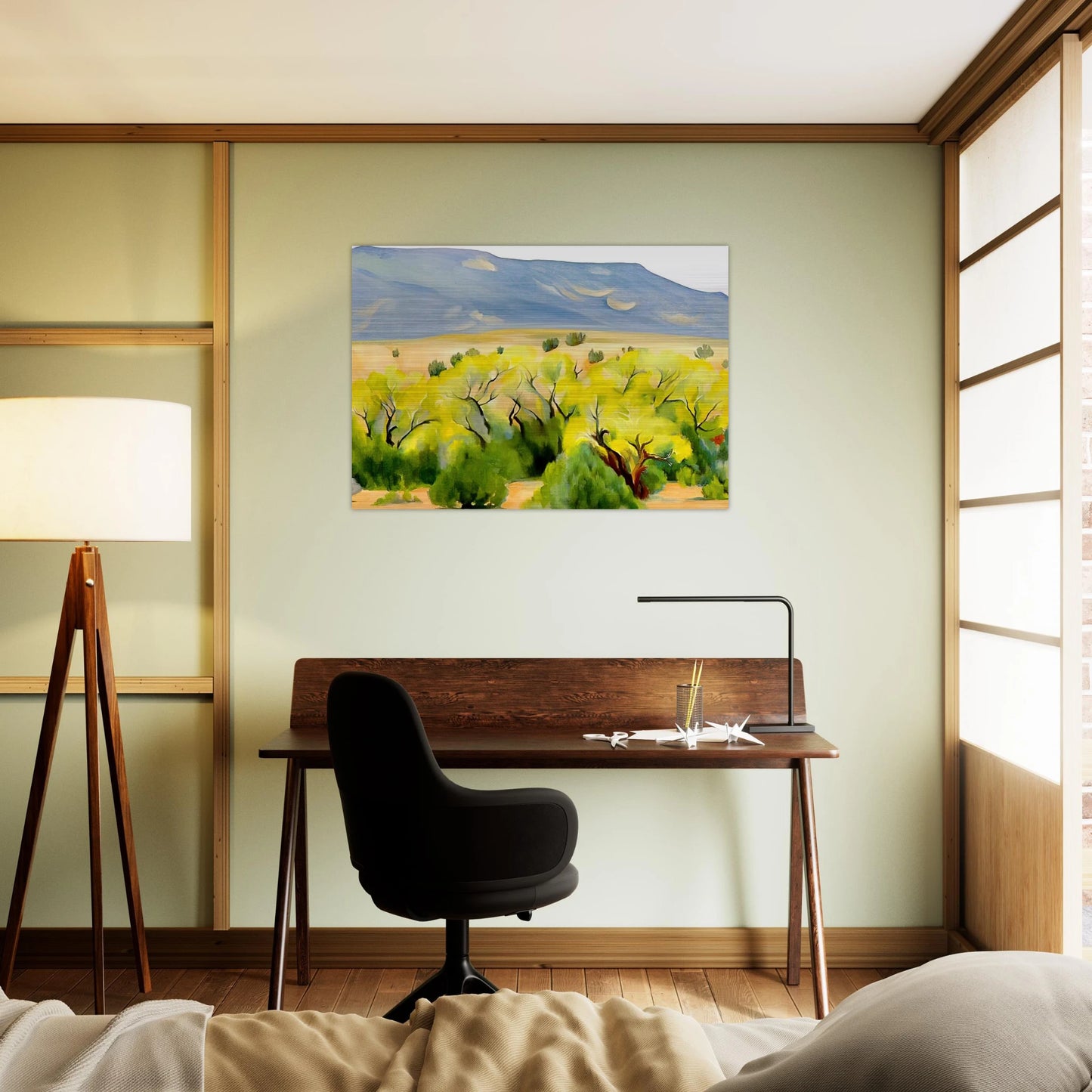 Cottonwood III - Georgia O'Keeffe Brushed Aluminum Print - 70x100 cm / 28x40 inches | Georgia O'Keeffe Aluminum Print | Georgia O'Keeffe Prints