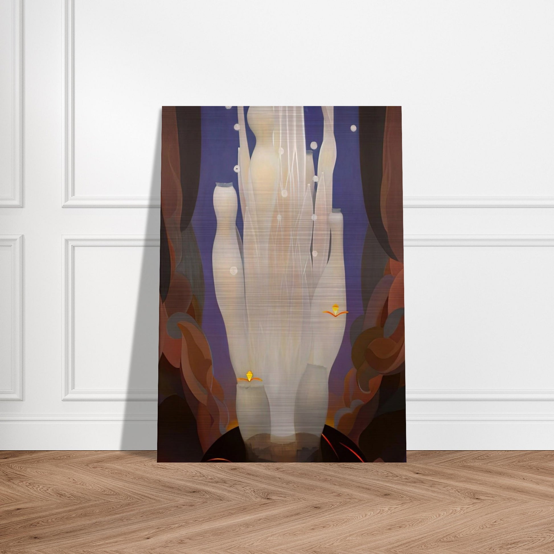Fire Sounds - 1930 - Agnes Lawrence Pelton Brushed Aluminum Print - 70x100 cm / 28x40 inches | Agnes Lawrence Pelton Aluminum Print | Agnes Lawrence Pelton Prints