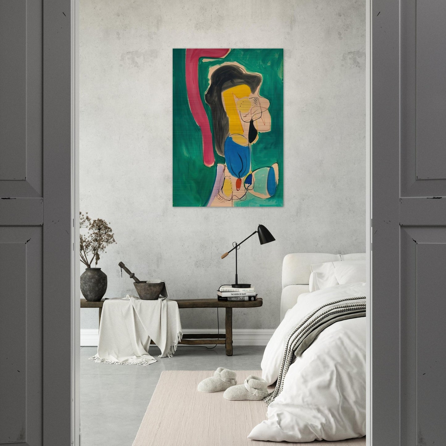 The Mannequin - Hans Hofmann Brushed Aluminum Print - 70x100 cm / 28x40 inches | Hans Hofmann Aluminum Print | Hans Hofmann Prints