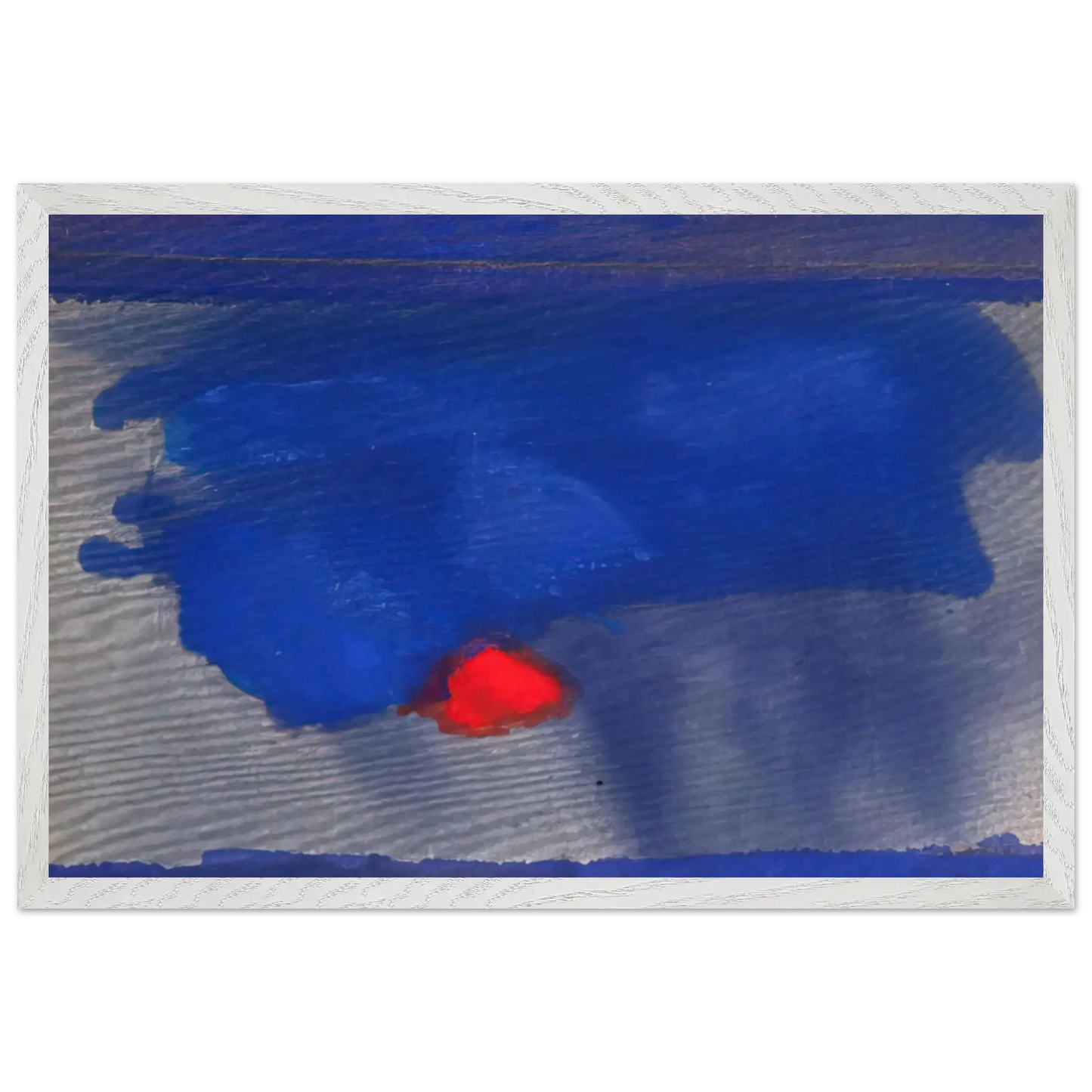Helen Frankenthaler - Provincetown - 1964 Wall art - 60x80 cm / 24x32 Inches - Premium Wooden Framed Poster With Fine Art Paper - Black frame