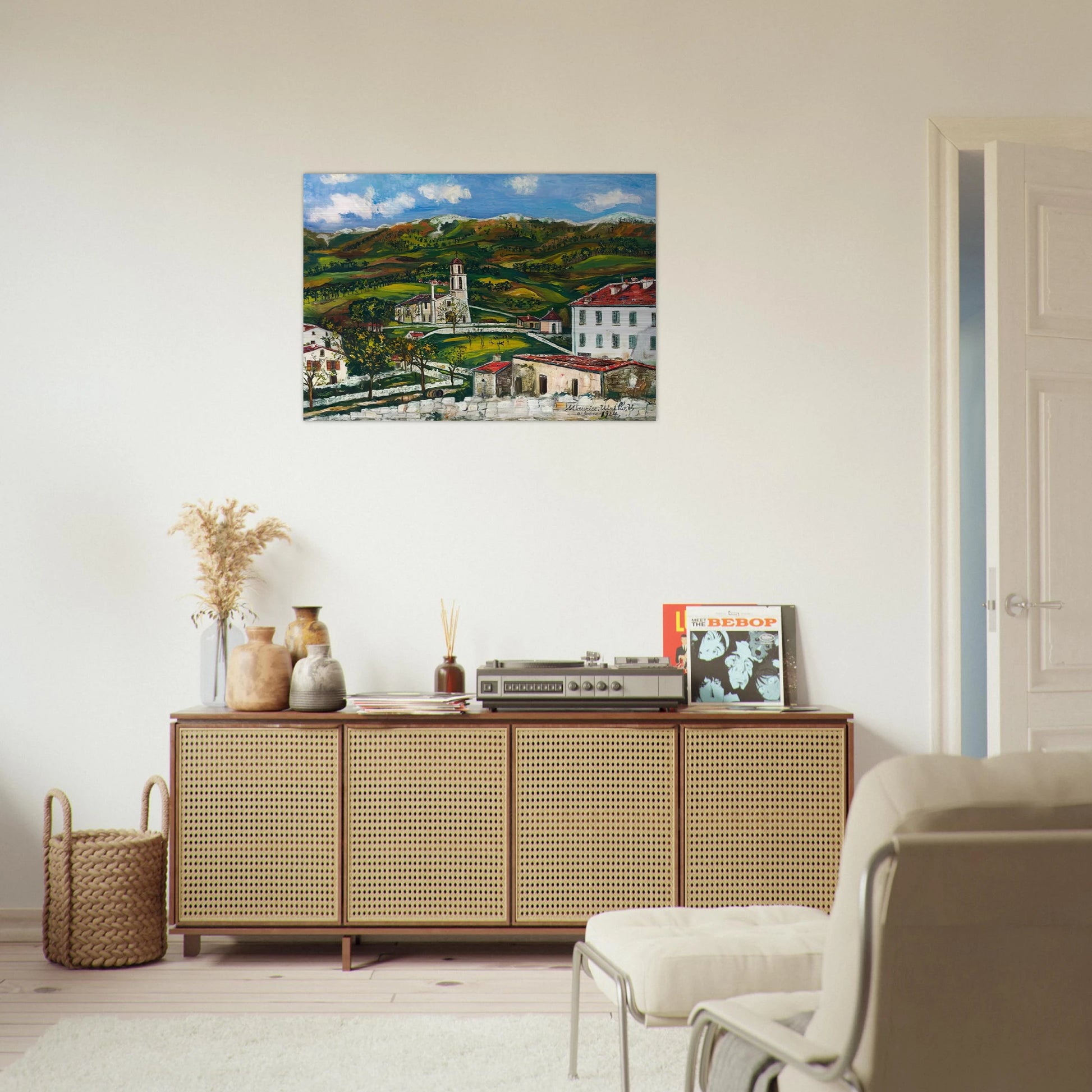UNTITLED - Maurice Utrillo Brushed Aluminum Print - 70x100 cm / 28x40 inches | Maurice Utrillo Aluminum Print | Maurice Utrillo Prints