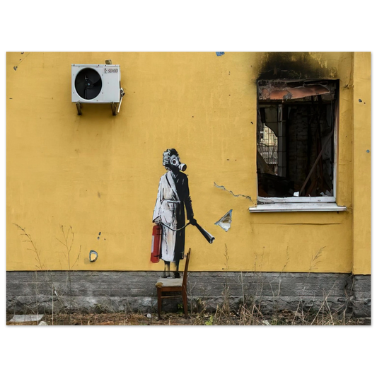 Banksy - HOSTOMEL PROSKURIVSKA 2 2022 Fine Art Poster