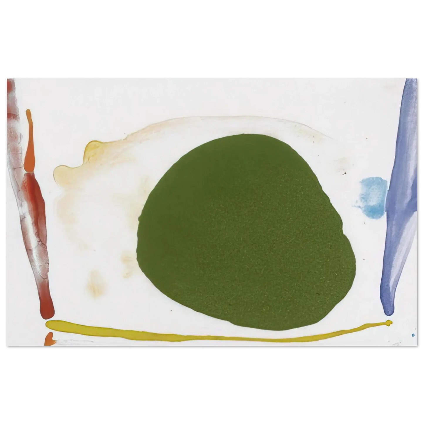 Helen Frankenthaler - Thanksgiving Day - 1973 Wall art - 20x50 cm / 8x20 Inches - Fine Art Poster - -