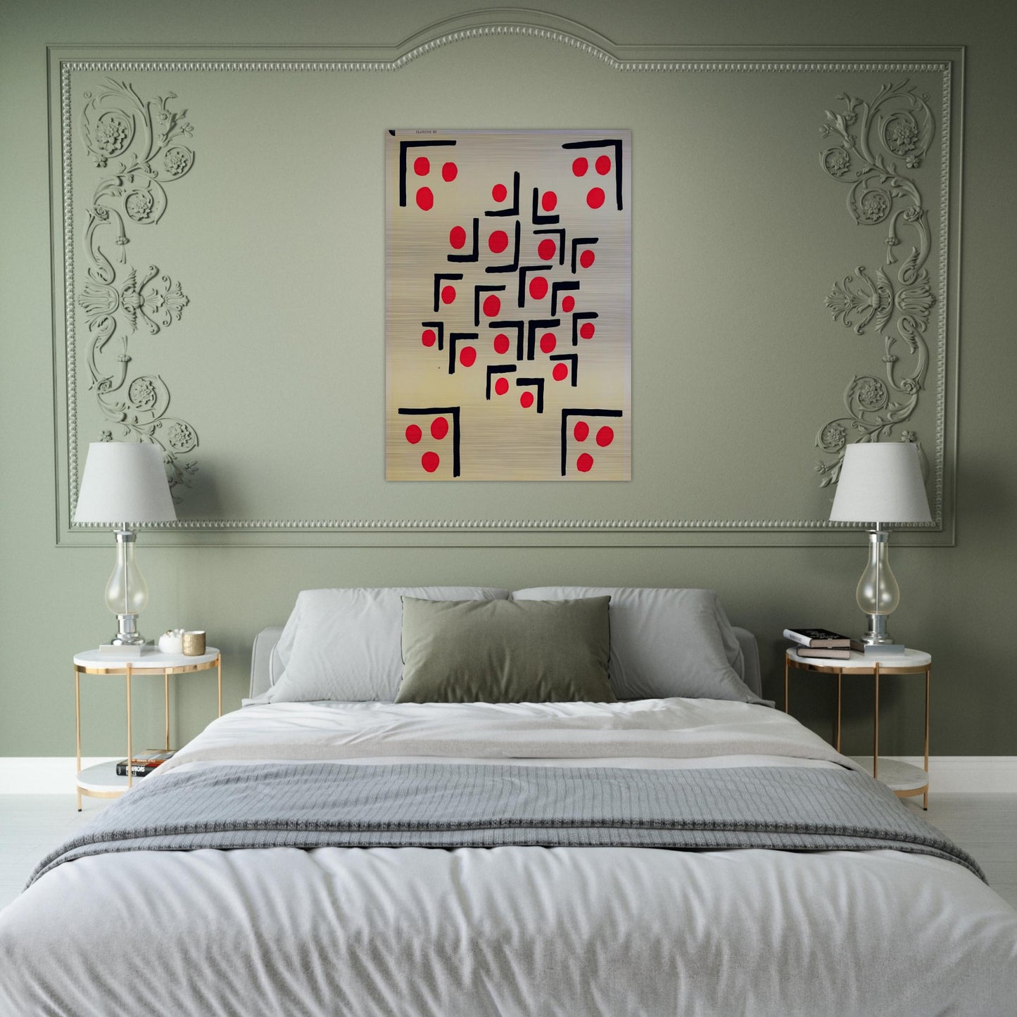 COMPOSITION 29 - Sonia Delaunay Brushed Aluminum Print - 70x100 cm / 28x40 inches | Sonia Delaunay Aluminum Print | Sonia Delaunay Prints