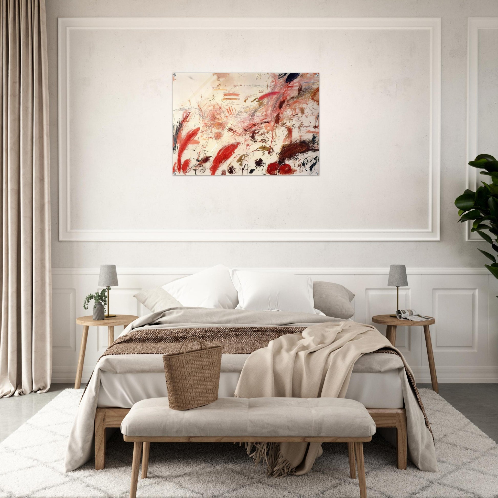 Ferragosto IV - Cy Twombly Acrylic Print - 70x100 cm / 28x40″ inches
