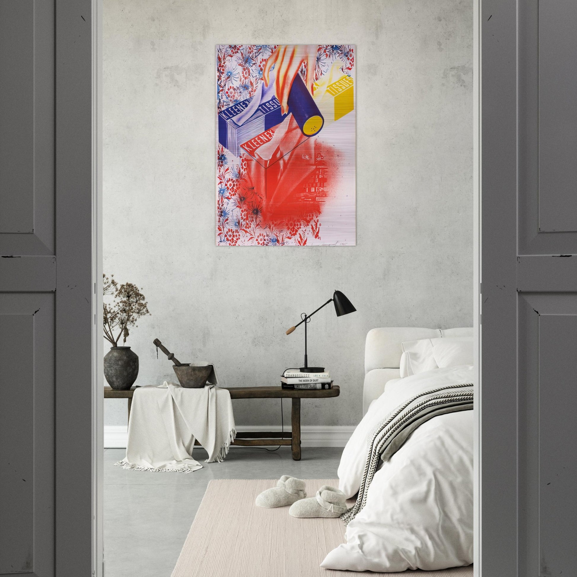 Campaign - James Rosenquist Brushed Aluminum Print - 70x100 cm / 28x40 inches | James Rosenquist Aluminum Print | James Rosenquist Prints