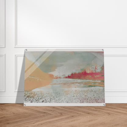 View of the Emme - 1971 - Dieter Roth Acrylic Print - 70x100 cm / 28x40″ inches