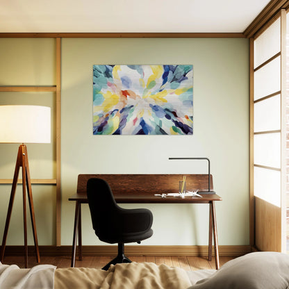 Wheel of Day - Alice Baber Brushed Aluminum Print - 70x100 cm / 28x40 inches | Alice Baber Aluminum Print | Alice Baber Prints