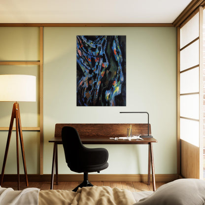 Les Ténèbres - 1962 - Alfred Manessier Brushed Aluminum Print - 70x100 cm / 28x40 inches | Alfred Manessier Aluminum Print | Alfred Manessier Prints