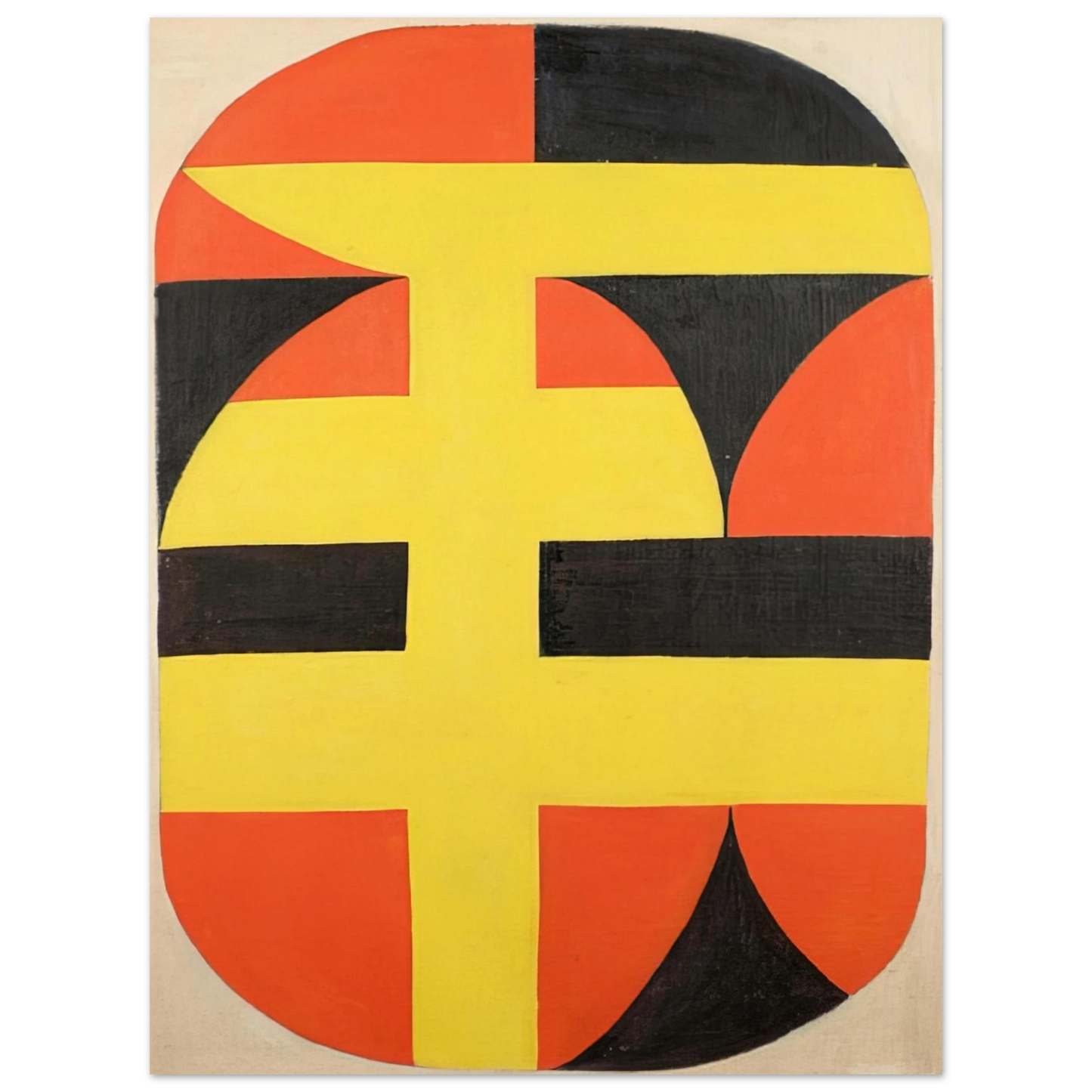 Carmen Herrera - Siete - 1949  75x100 cm / 30x40inches Fine Art Poster