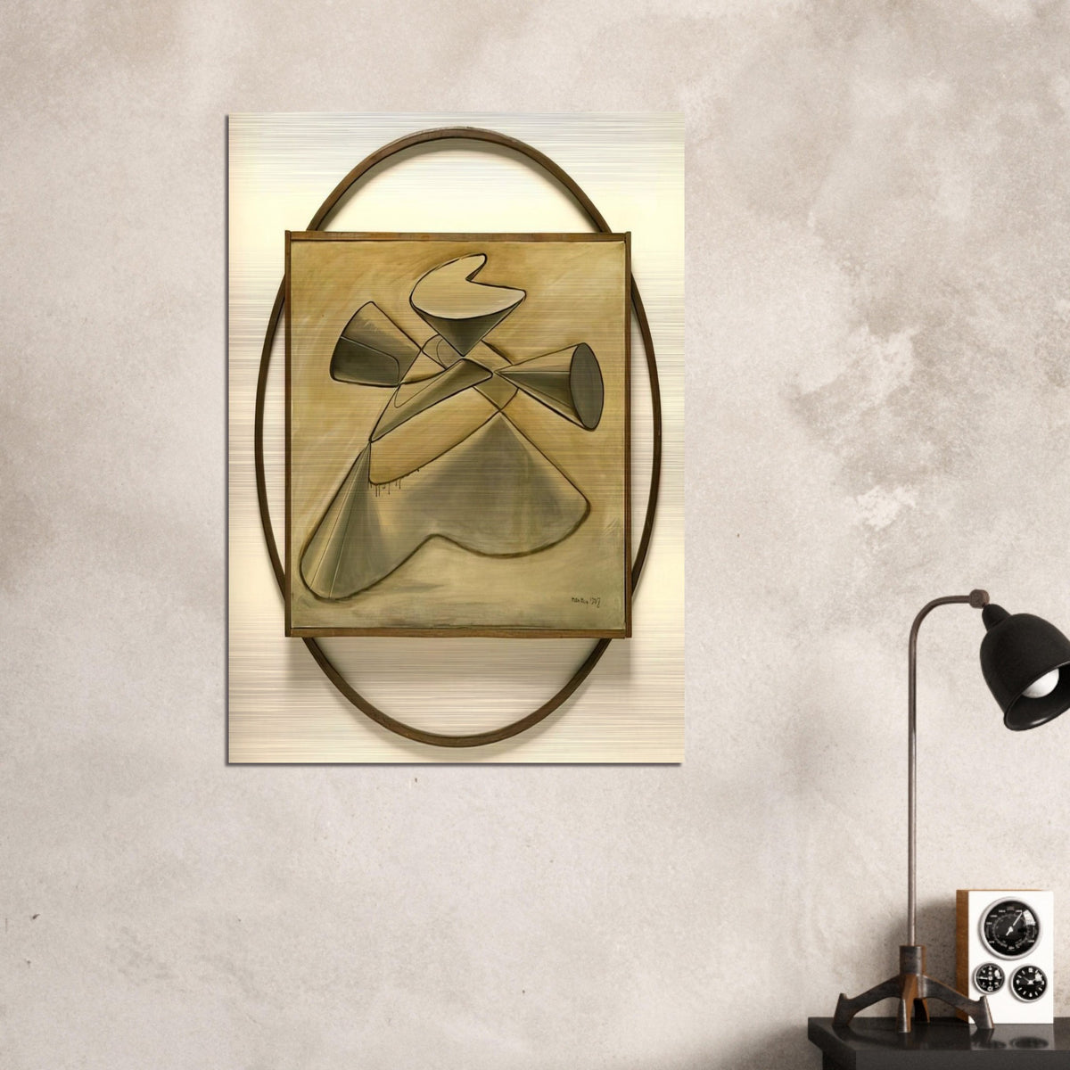 SHAKESPEAREAN EQUATION KING LEAR - Man Ray Brushed Aluminum Print - 70x100 cm / 28x40 inches | Man Ray Aluminum Print | Man Ray Prints