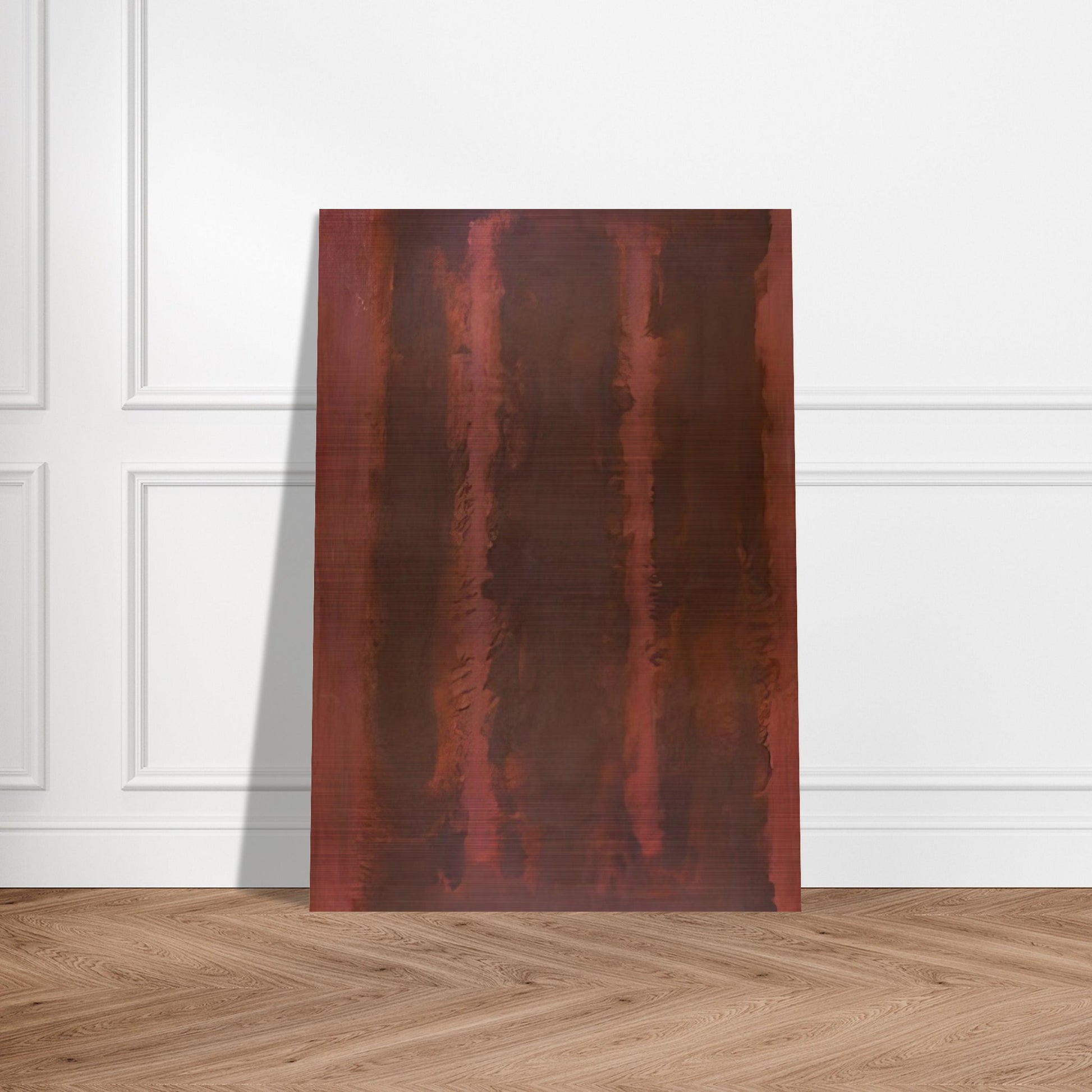 Black on Maroon - 1958 - Mark Rothko Brushed Aluminum Print - 70x100 cm / 28x40 inches | Mark Rothko Aluminum Print | Mark Rothko Prints